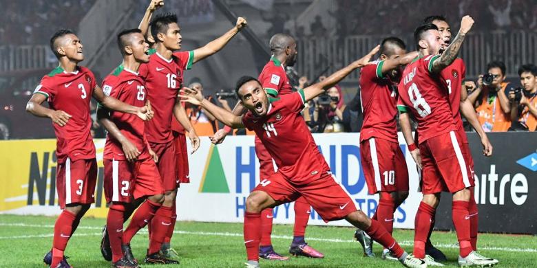 Final Pertama Piala AFF 2016, Indonesia Menang 2-1 atas Thailand